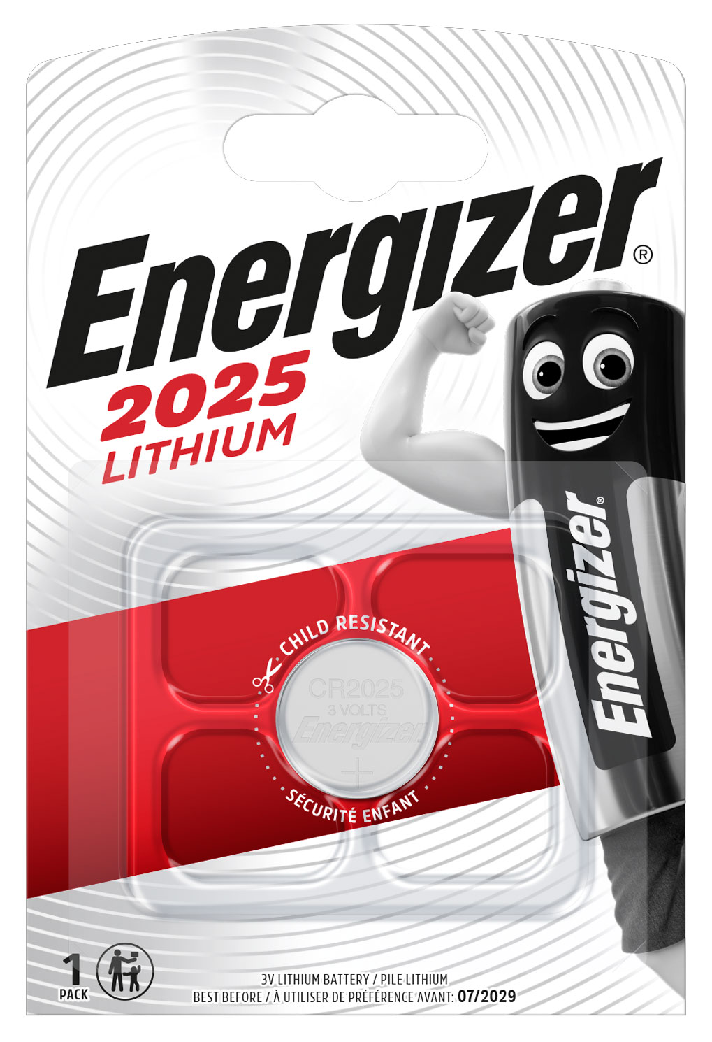 Lithiová baterie Energizer CR 2025 - 3 V - 1 ks v balení